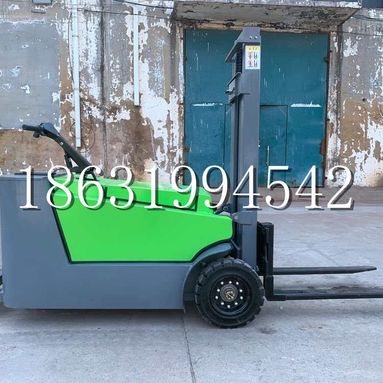 白河县小型电动叉车1吨2吨步行站驾式电瓶堆高充电装卸车液压升降车铲车